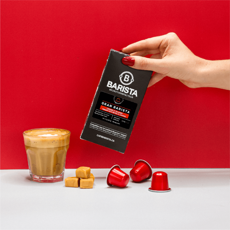 Boîte de capsules Gran Barista (10 capsules) - Capsules compatibles Nespresso® - Cafe Barista