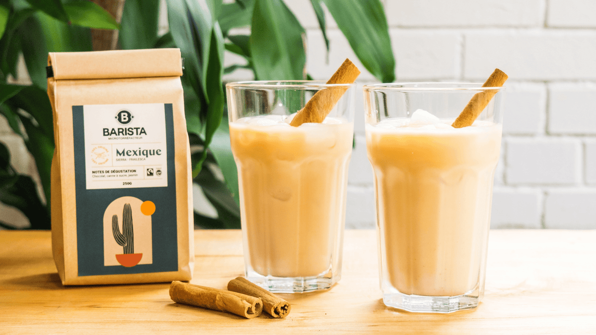 Recette de cold brew horchata - Café Barista